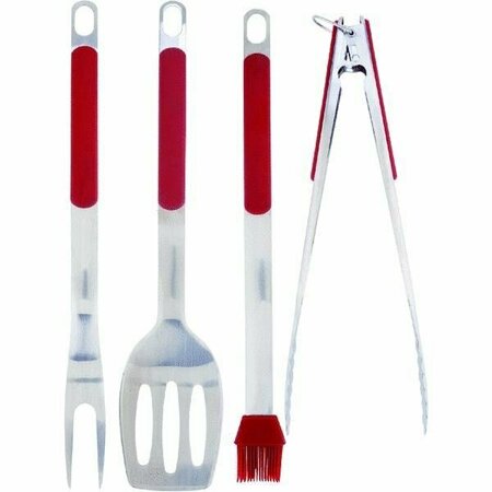 ONWARD MFG GrillPro 4-Piece Barbeque Tool Set 49824